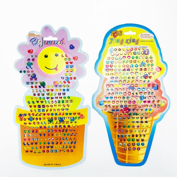 Серьги наклейки на уши