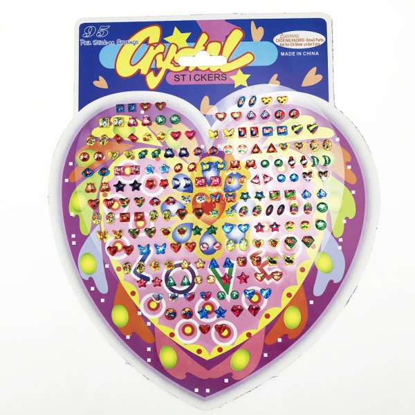 Наклейки серьги для детей