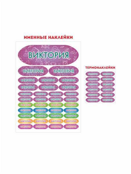 Именной стикер Виктория