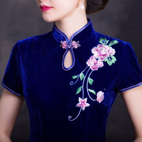 Ципао голубое