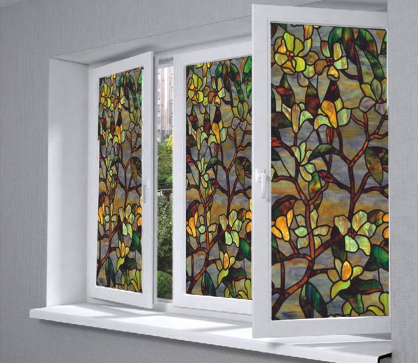 Витражные пластиковые окна