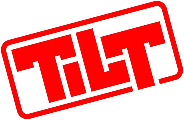 Надпись тилт