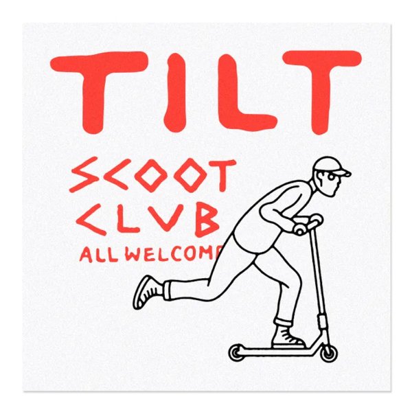 Надпись тилт