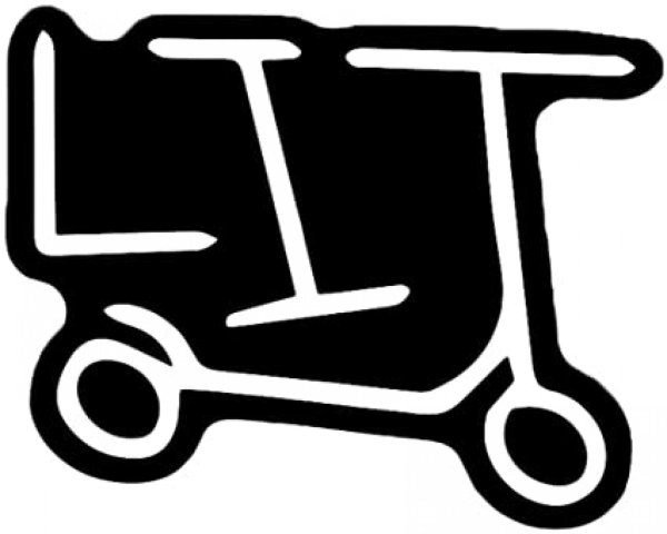 Наклейка тилт на самокат