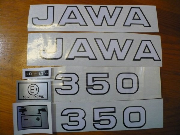 Информационные наклейки Ява 638