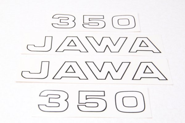 Наклейки Jawa 350 вектор