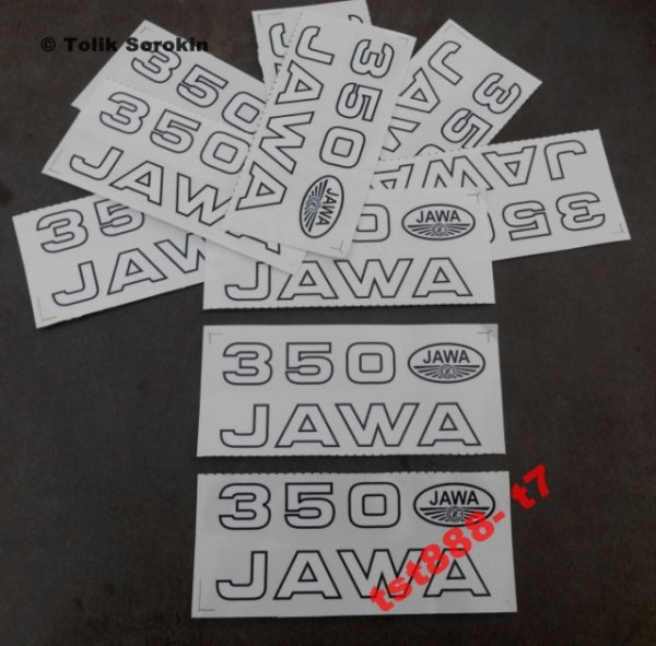 Заводские наклейки Ява 638