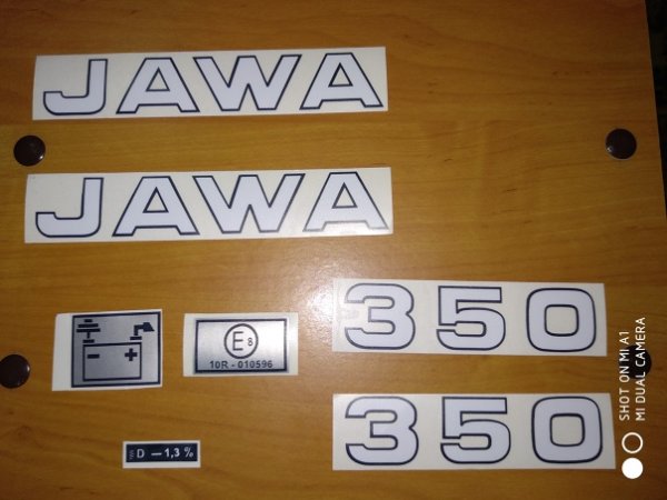 Наклейки Ява 638 Люкс