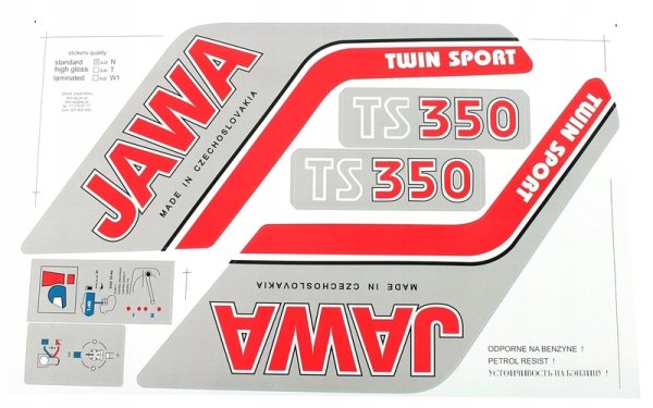 Наклейка Ява 350 638