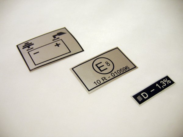 Информационные наклейки Ява 638