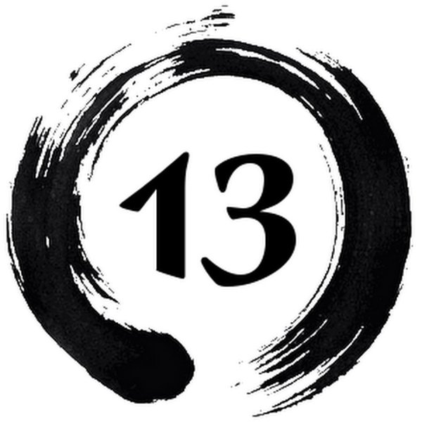 Цифра 13 в круге