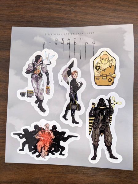 Наклейка fragile Death Stranding