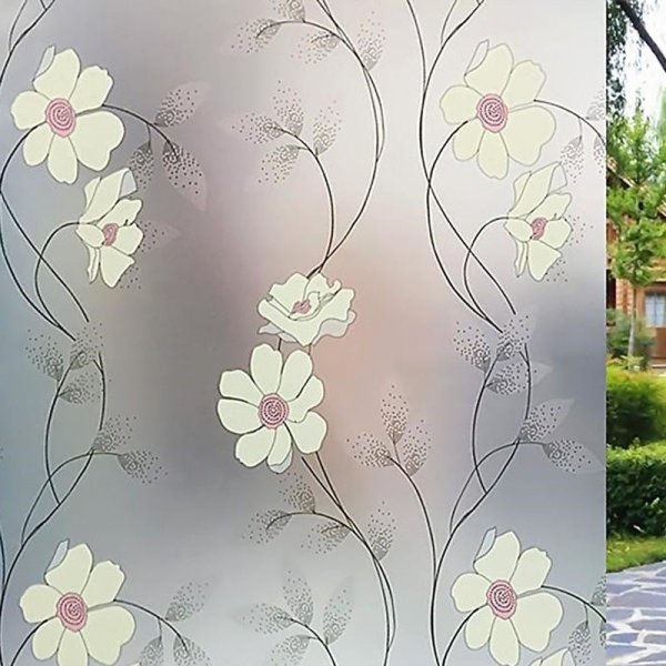 Пленка с узором на стекло