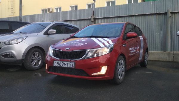 Наклейки на Киа Рио 3