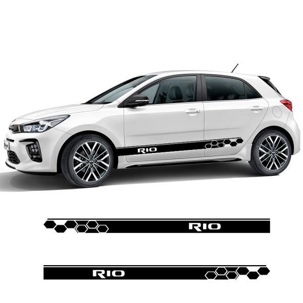 Киа Рио 2 наклейка сзади