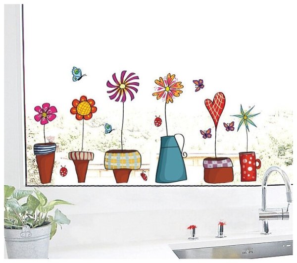 Декоративные наклейки на стену на кухню