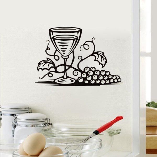 Декор стены на кухне