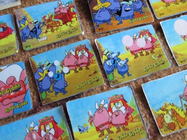 Жвачки с переводками