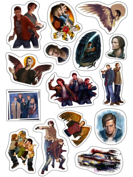 Наклейки по сериалам