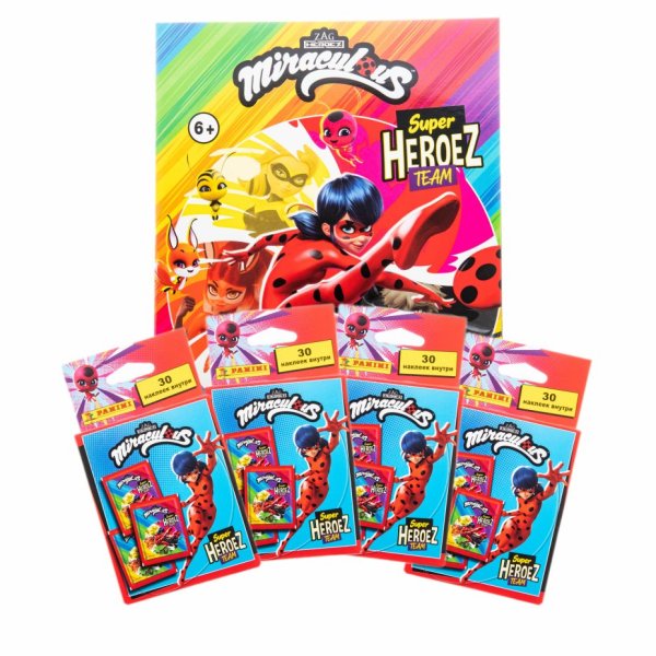 Альбом наклеек леди баг