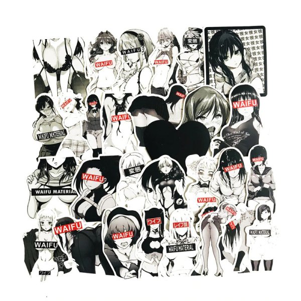 Аниме Стикеры вайфу