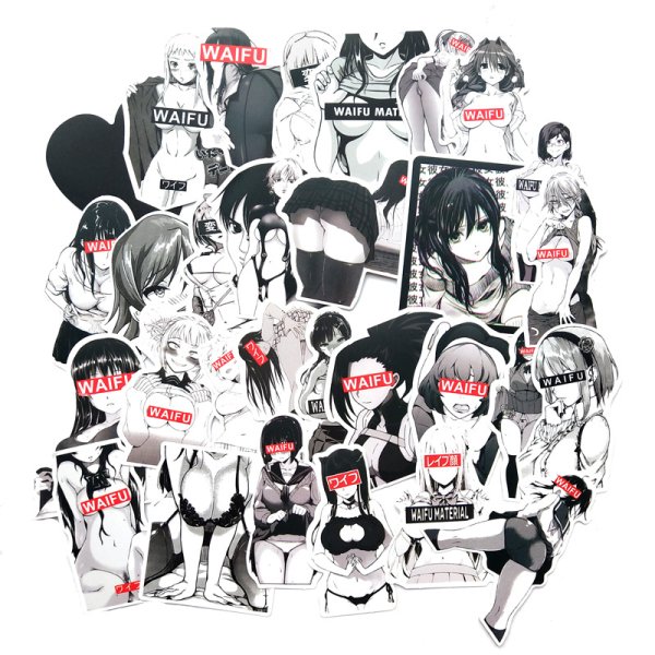 Waifu material наклейки