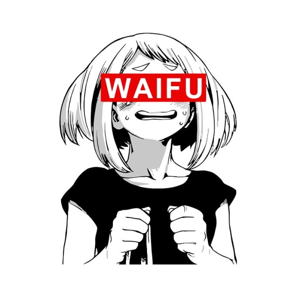 Waifu наклейки