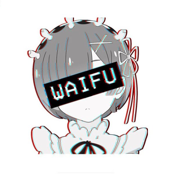 Наклейки аниме черно белые