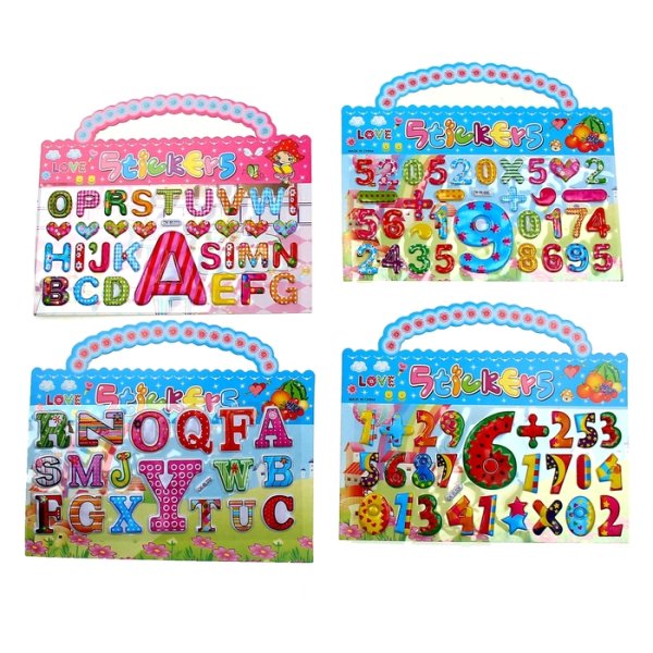 Цифры (с наклейками)