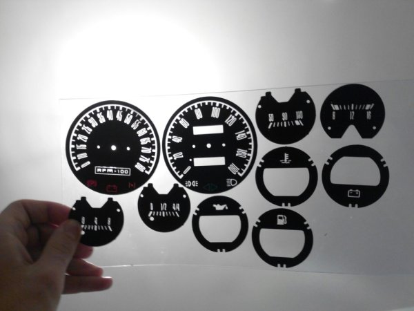 ВАЗ 2106 шкалы шкала приборов