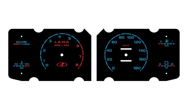 Накладки на приборную панель ВАЗ 2107