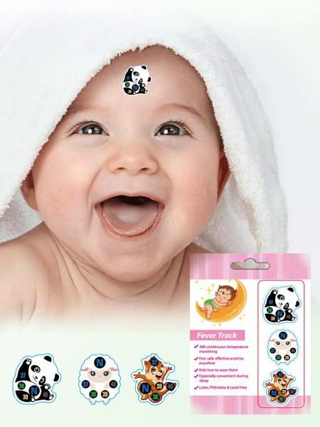 Термометр наклейка для детей