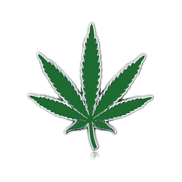 Лист марихуаны наклейка