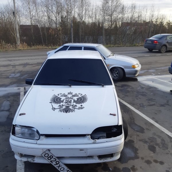 ВАЗ 2114 опер стайл белая