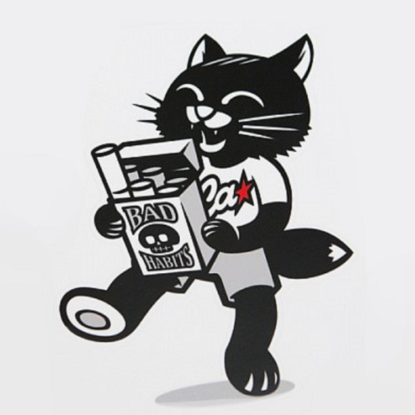 Наклейка кот CA