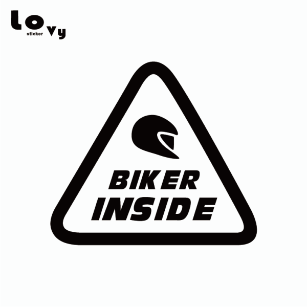 Байукер внутри наклейка