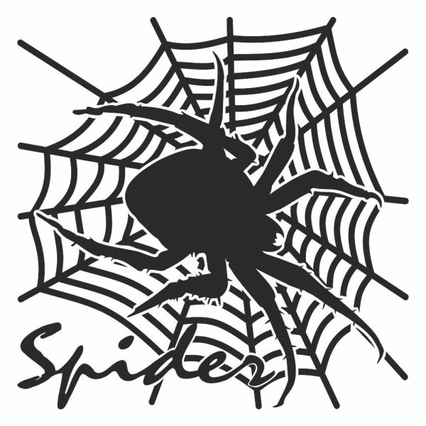 Наклейка пауков