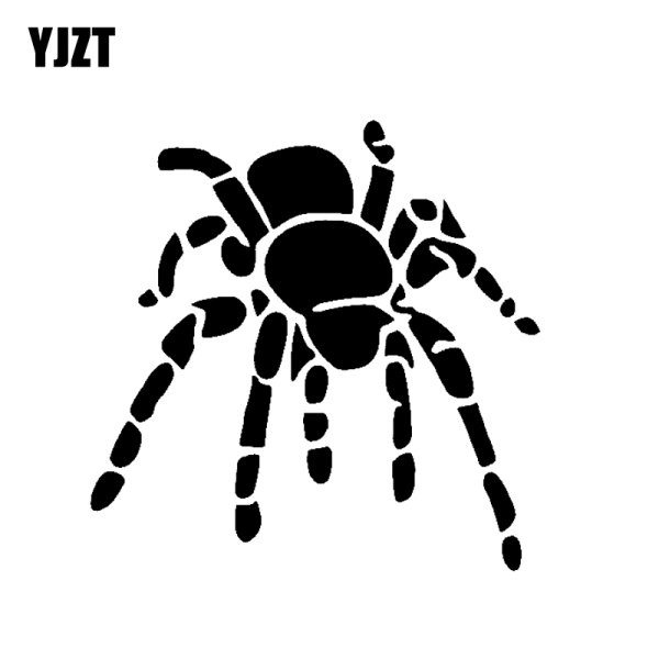 Наклейки паук на авто черно белые