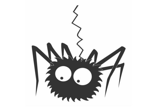 Паучок мультяшный