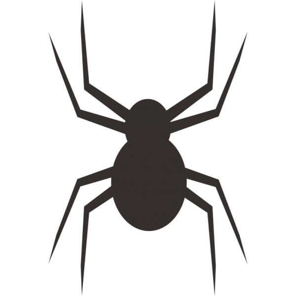 Паук стикер