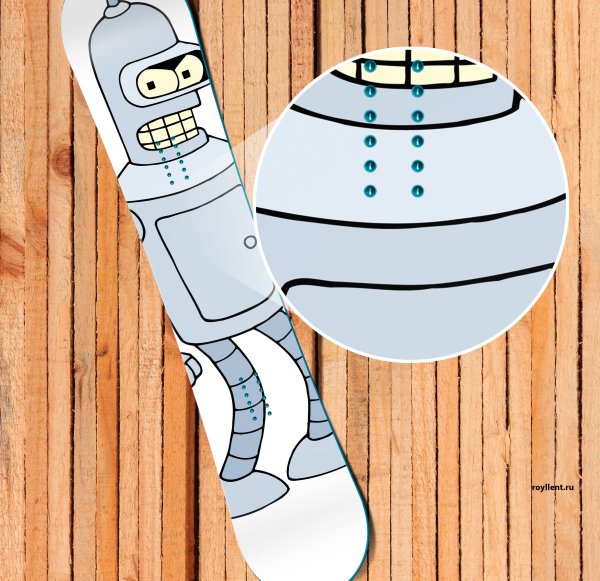 Сноуборд на стене декор