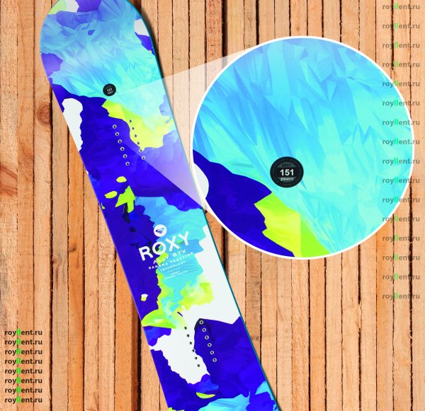 Наклейка на сноуборд Burton