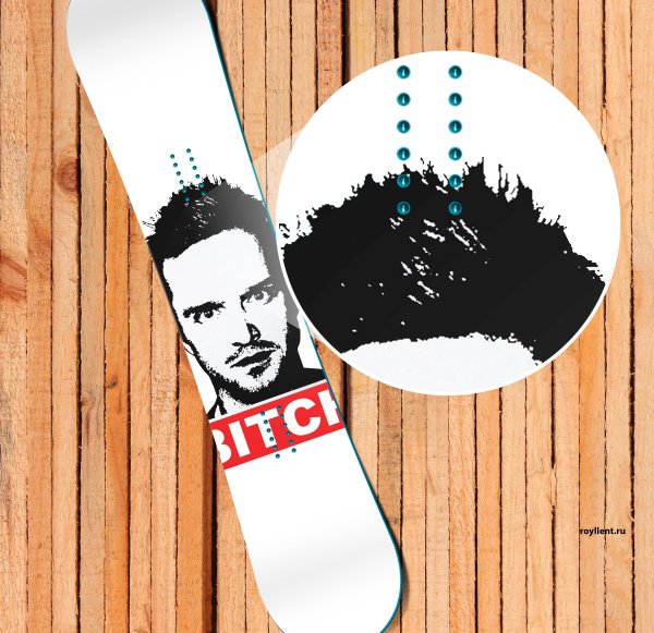 Сноуборд Рик и Морти