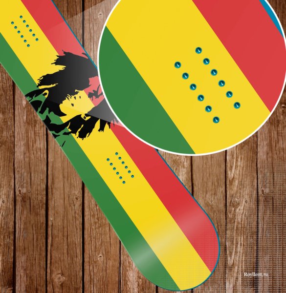 Антискользящая наклейка на сноуборд