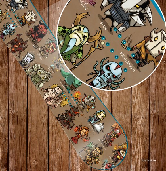 Наклейка на сноуборд полноразмерная