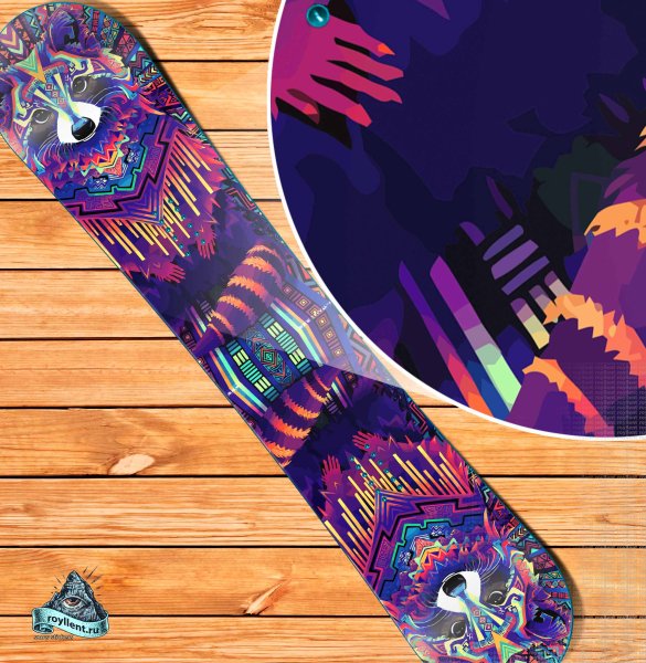 Наклейка сноубордист