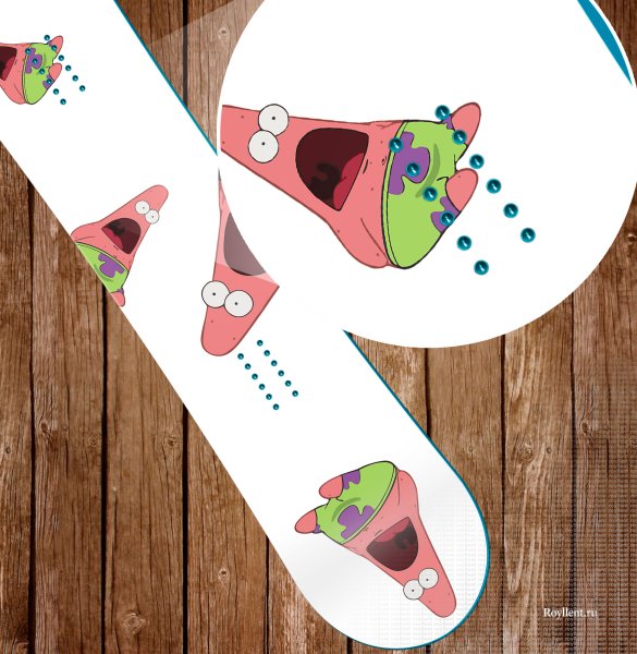 Виниловые наклейки на сноуборд