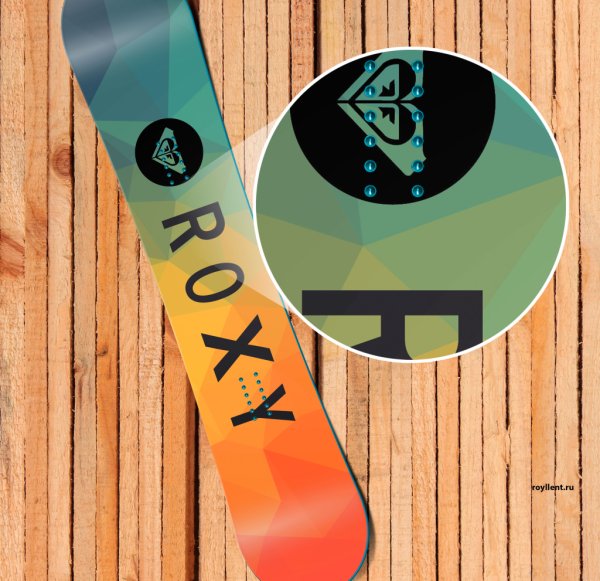 Наклейка на авто сноуборд