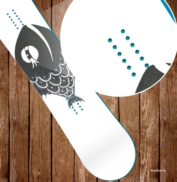 Наклейка на сноуборд Burton