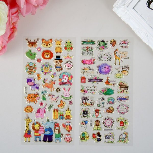 В магазине (с наклейками)